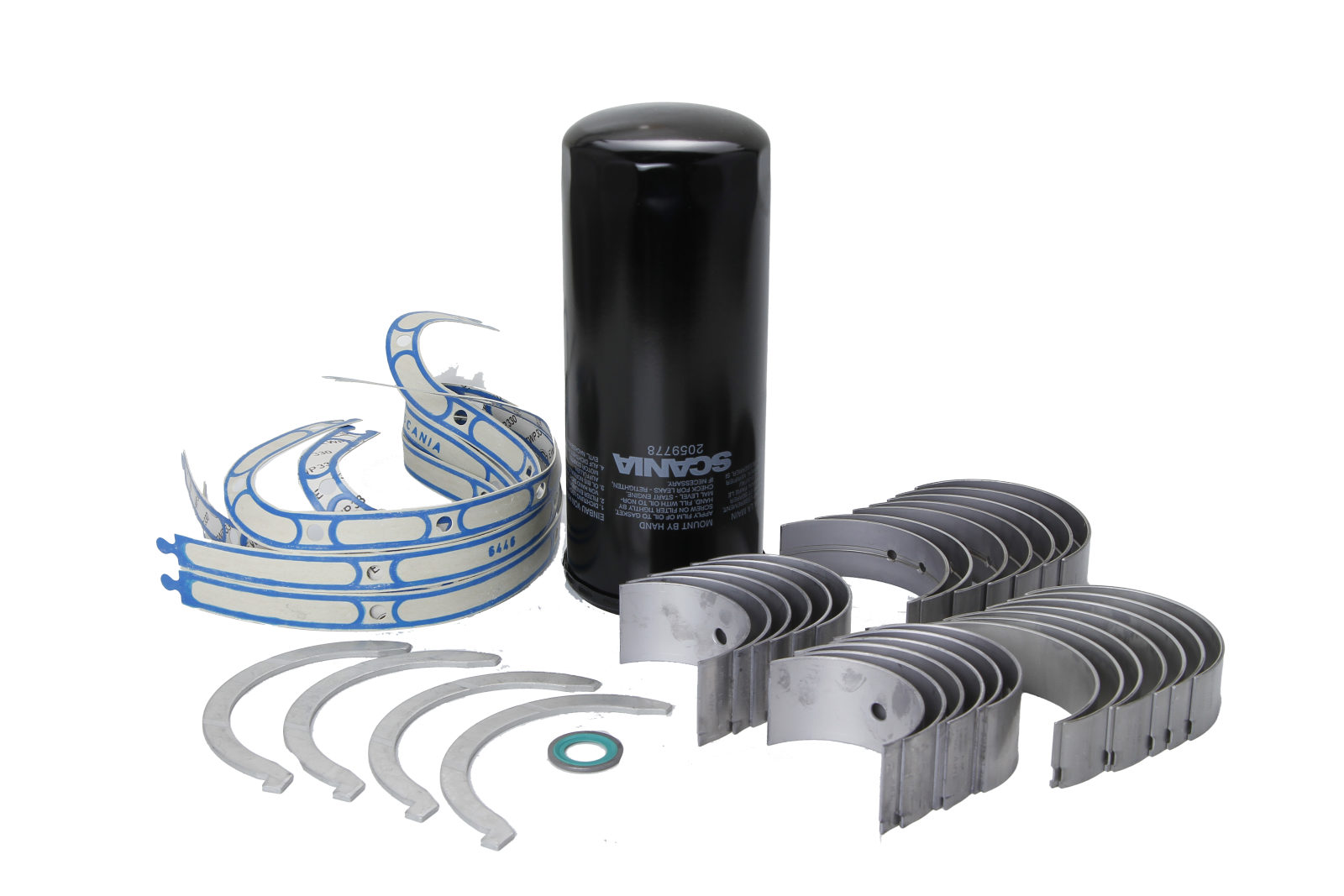CASQUILHO DO MANCAL / KIT DE BRONZINAS MEDIDA STANDARD S4 E PGR EURO 3